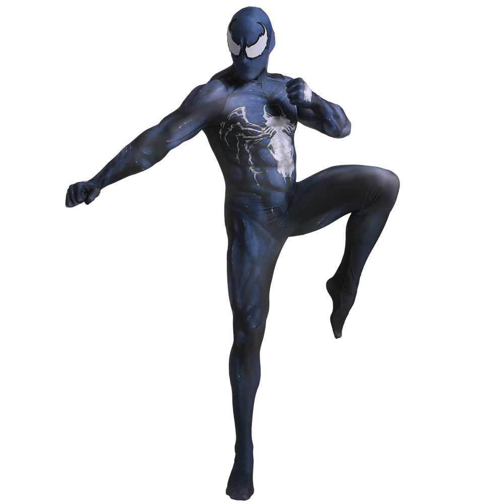 MSPANDEX - SUPERHERO VENOM COSPLAY ZENTAI SUIT - WITH REMOVABLE MASK