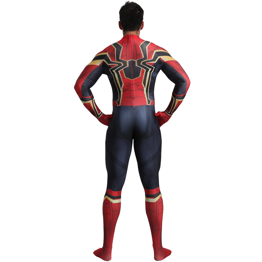 MSPANDEX - SUPERHERO SPIDERMAN AVENGERS 3 COSTUME ZENTAI COSPLAY - WITH REMOVABLE MASK