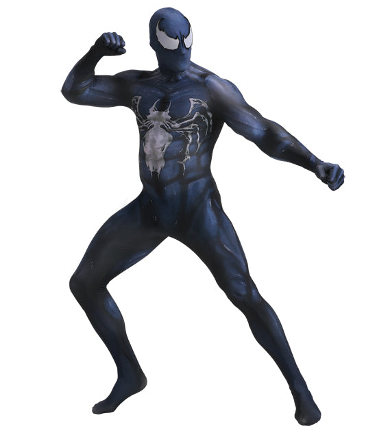 MSPANDEX - SUPERHERO VENOM COSPLAY ZENTAI SUIT - WITH REMOVABLE MASK