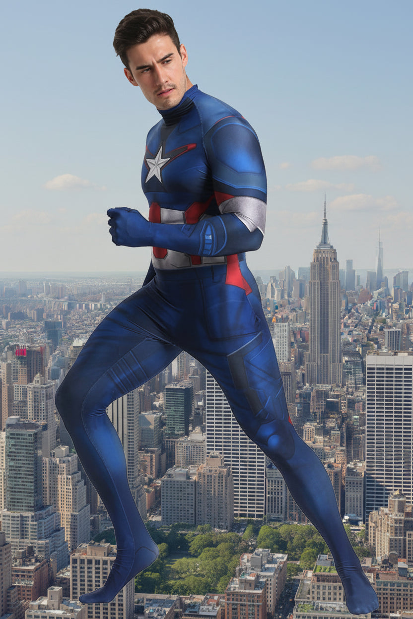 MSPANDEX - SUPERHERO CAPTAIN AMERICA CLASSIC SUIT COSPLAY