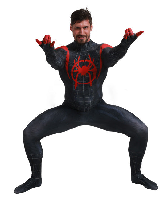 MSPANDEX - SUPERHERO SPIDERMAN BLACK COSTUME COSPLAY ZENTAI