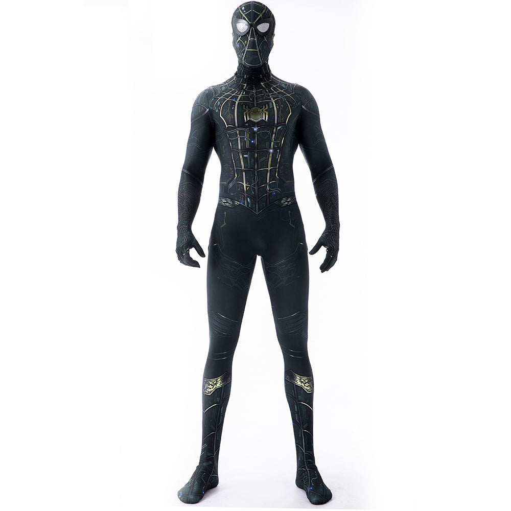 MSPANDEX - SPIDERMAN NO WAY HOME BODY SUIT CLASSIC SUPERHERO COSTUME - WITH REMOVABLE MASK